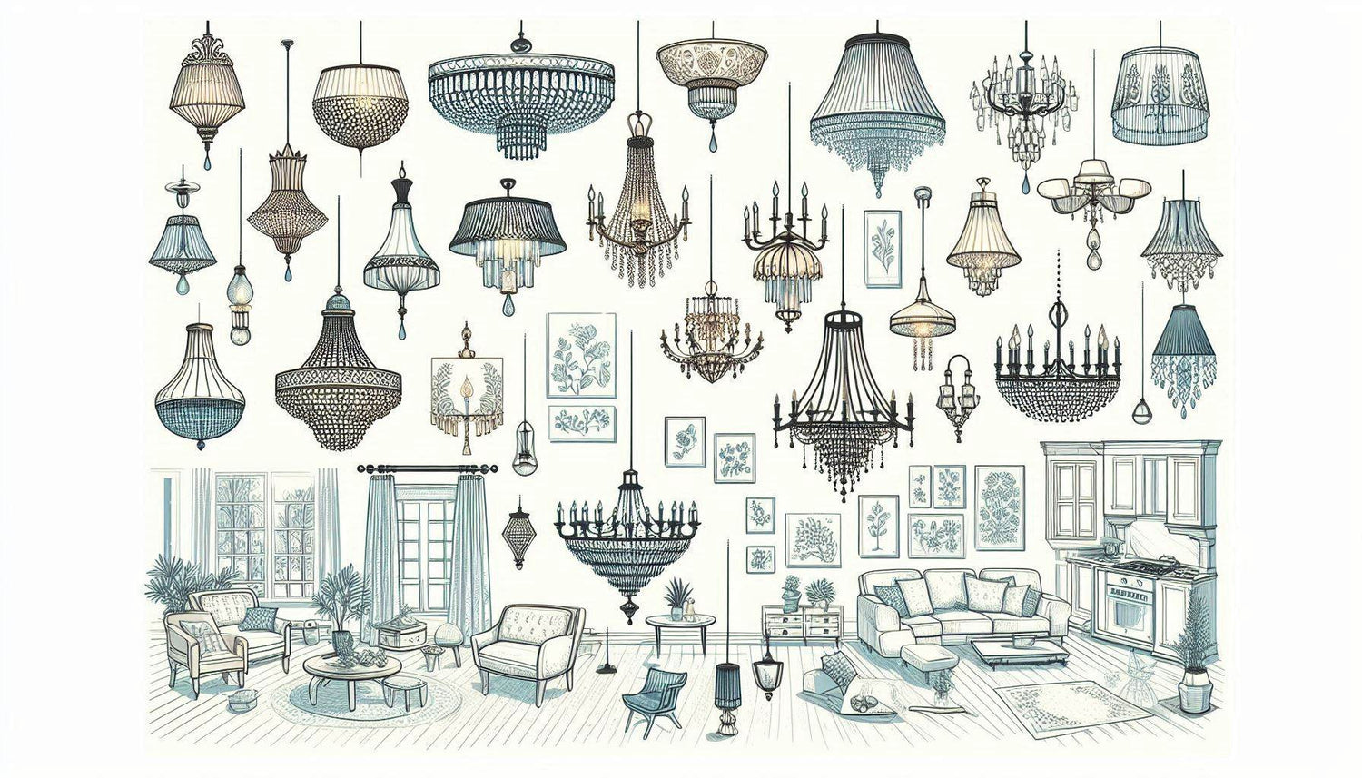 How to Choose the Perfect Chandelier for Every Room in Your Home