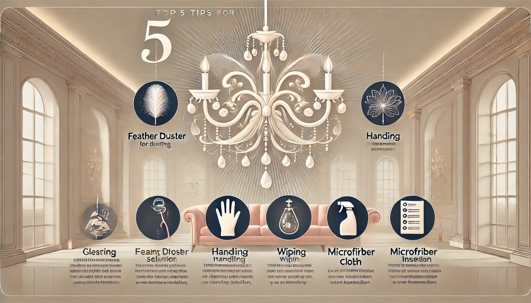 Top 5 Tips for Cleaning and Maintaining Your Chandelier