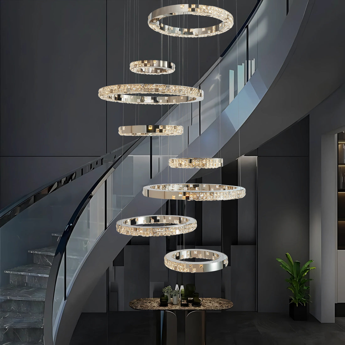 Staircase Chandeliers