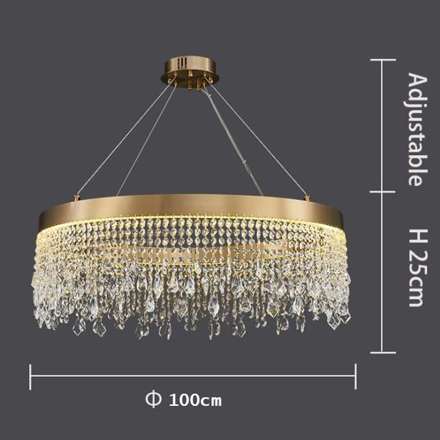 ELEGANT CRYSTAL CHANDELIER