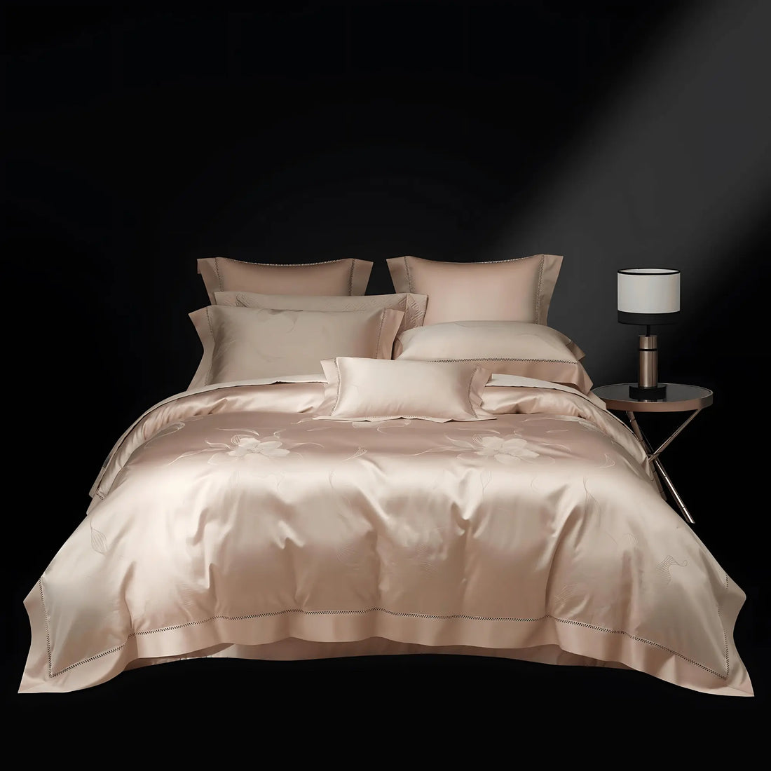 PEACH BLOSSOM 1400 THREAD COUNT DUVET COVER &amp; SHAMS