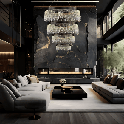 ELEGANT CRYSTAL CHANDELIER