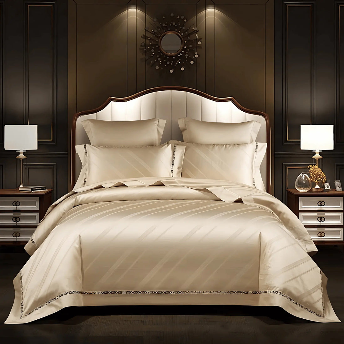 DUNE RADIANCE 1400 THREAD COUNT DUVET COVER &amp; SHAMS