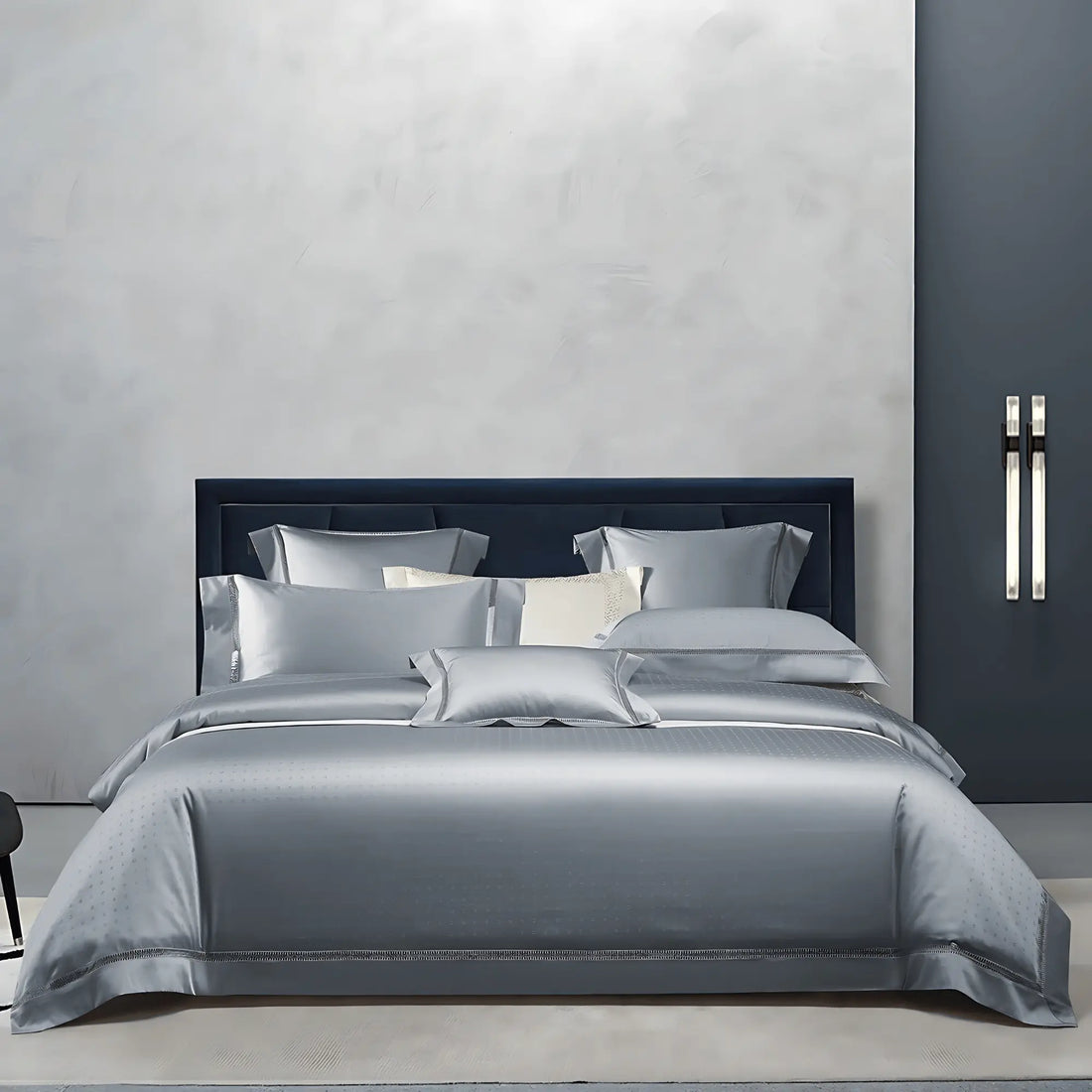 SLATE ALLURE 1000 THREAD COUNT DUVET COVER &amp; SHAMS