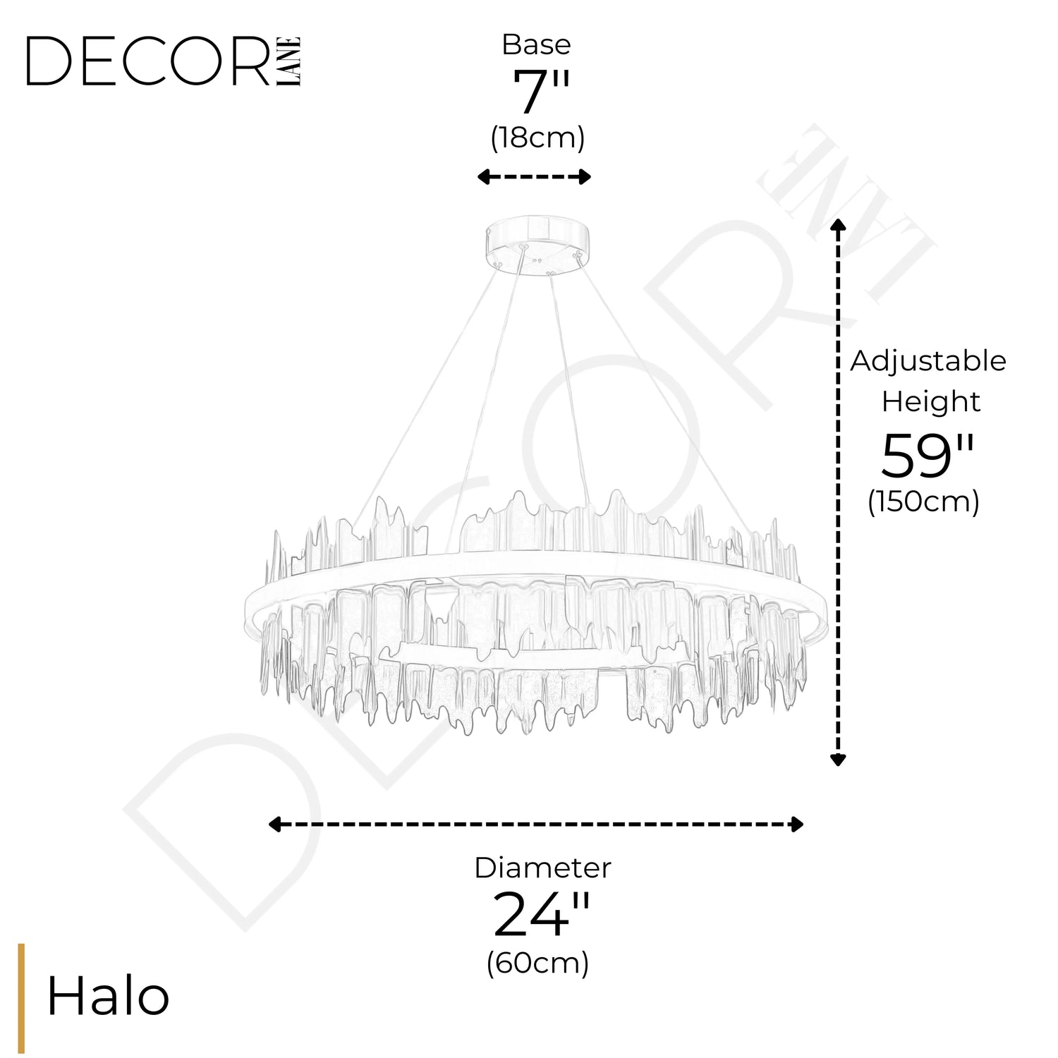 INTERSTELLAR HALO CHANDELIER