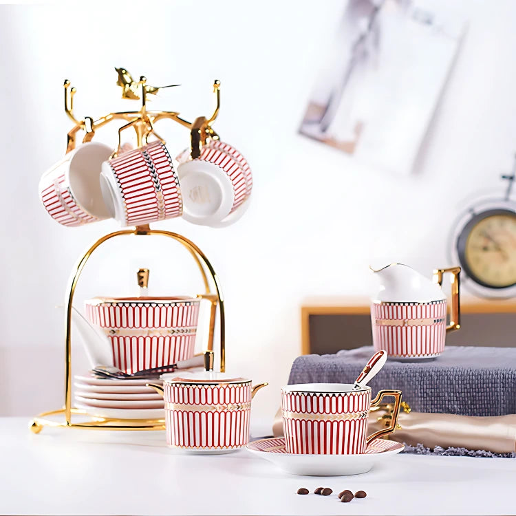 LONDON TEACUP COLLECTION SET