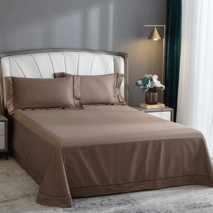 MOCHA ALLURE 1000 THREAD COUNT DUVET COVER &amp; SHAMS