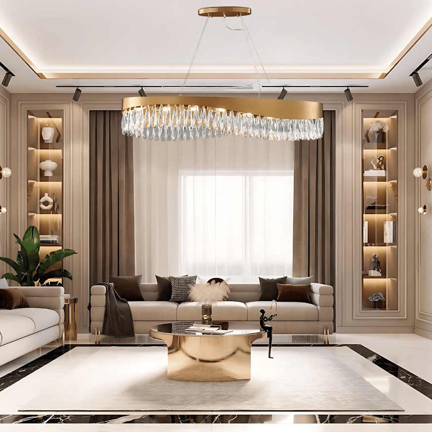 LUXURY WAVE CHANDELIER