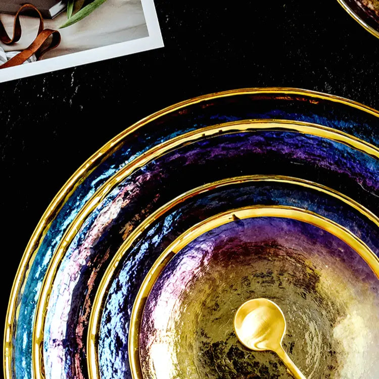 RAINBOW OPAQUE PLATE COLLECTION