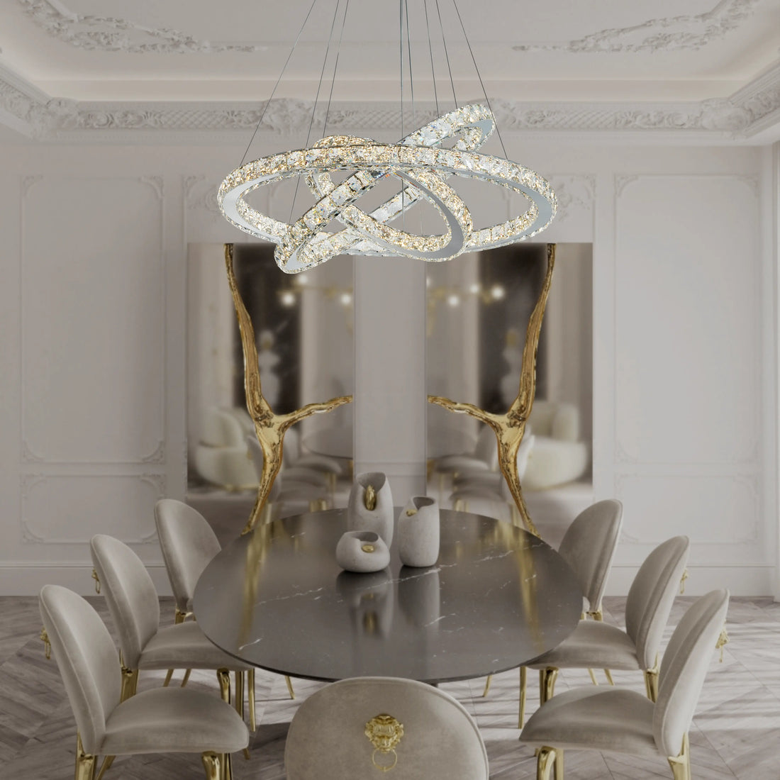 AURA 3 TIER CHANDELIER