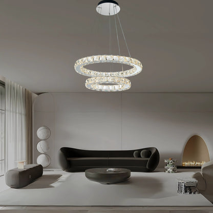 AURA 2 TIER CHANDELIER