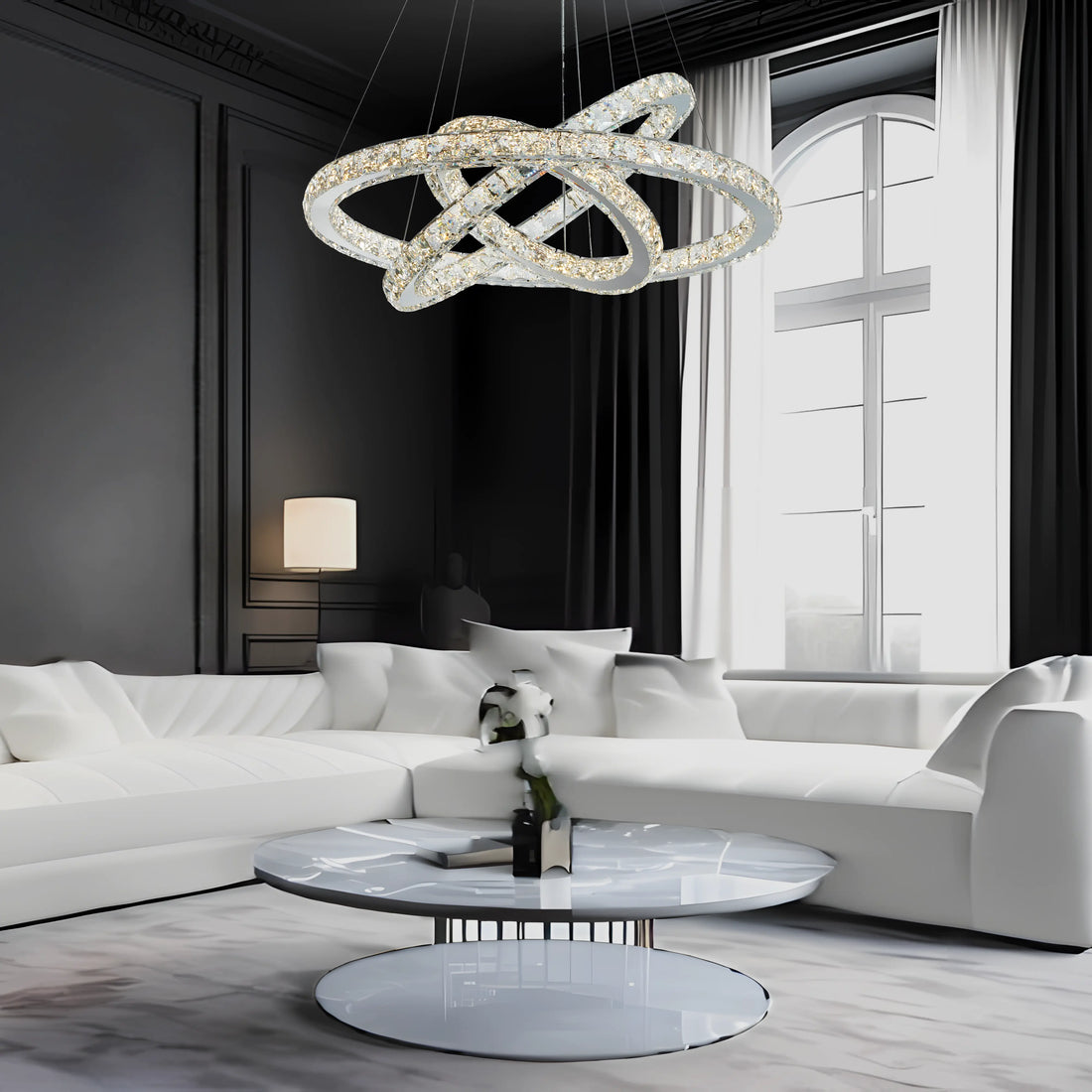 AURA 3 TIER CHANDELIER