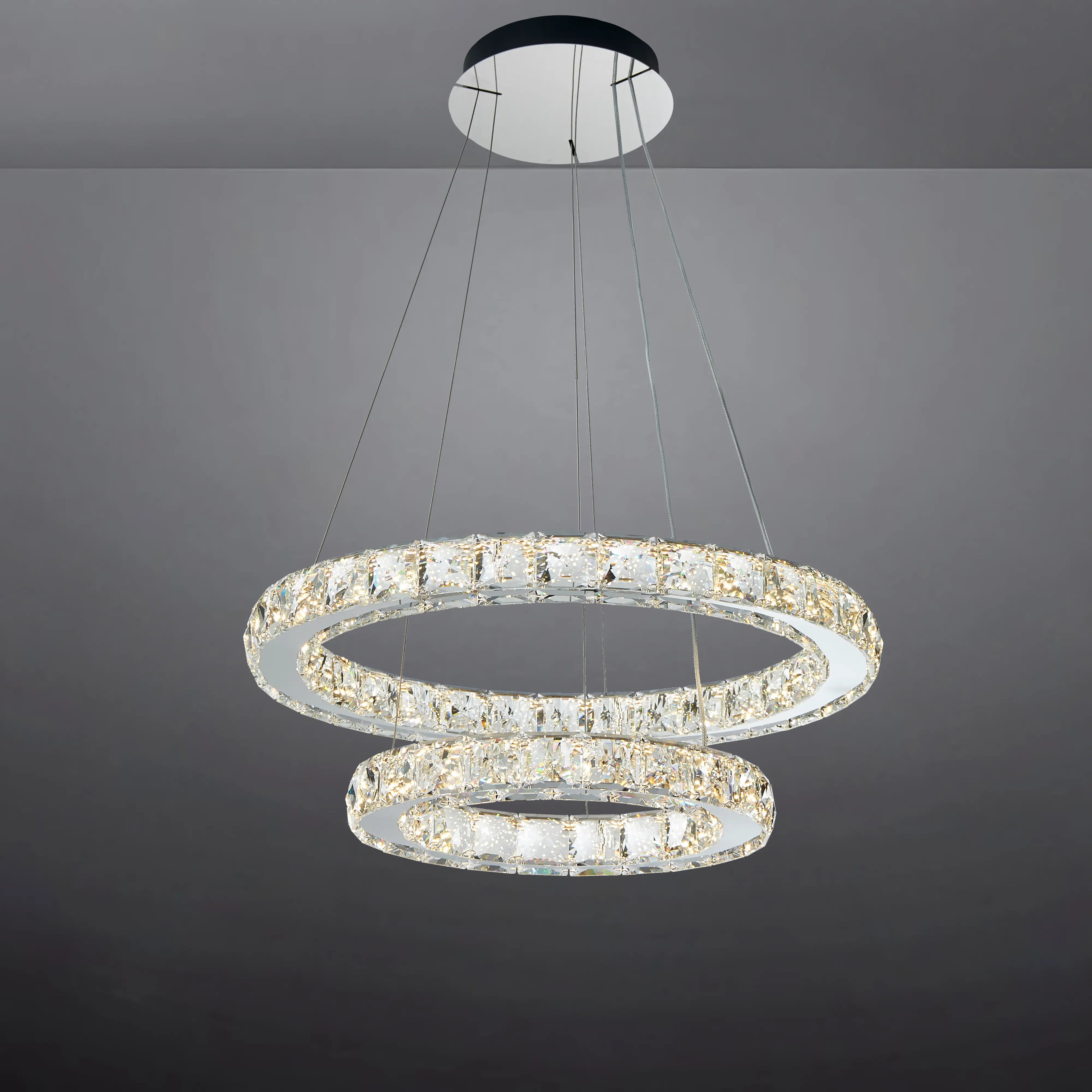 AURA 2 TIER CHANDELIER