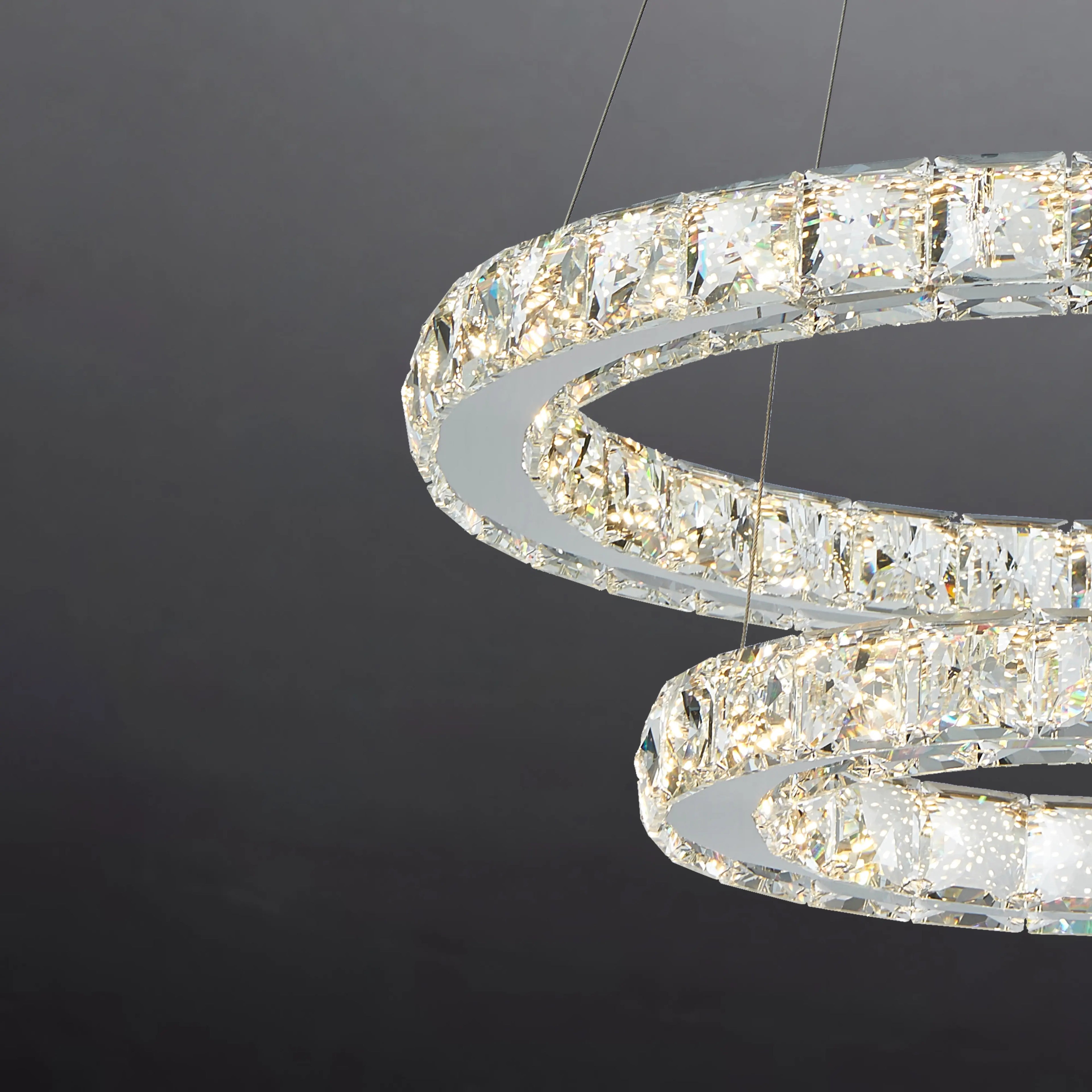 AURA 2 TIER CHANDELIER