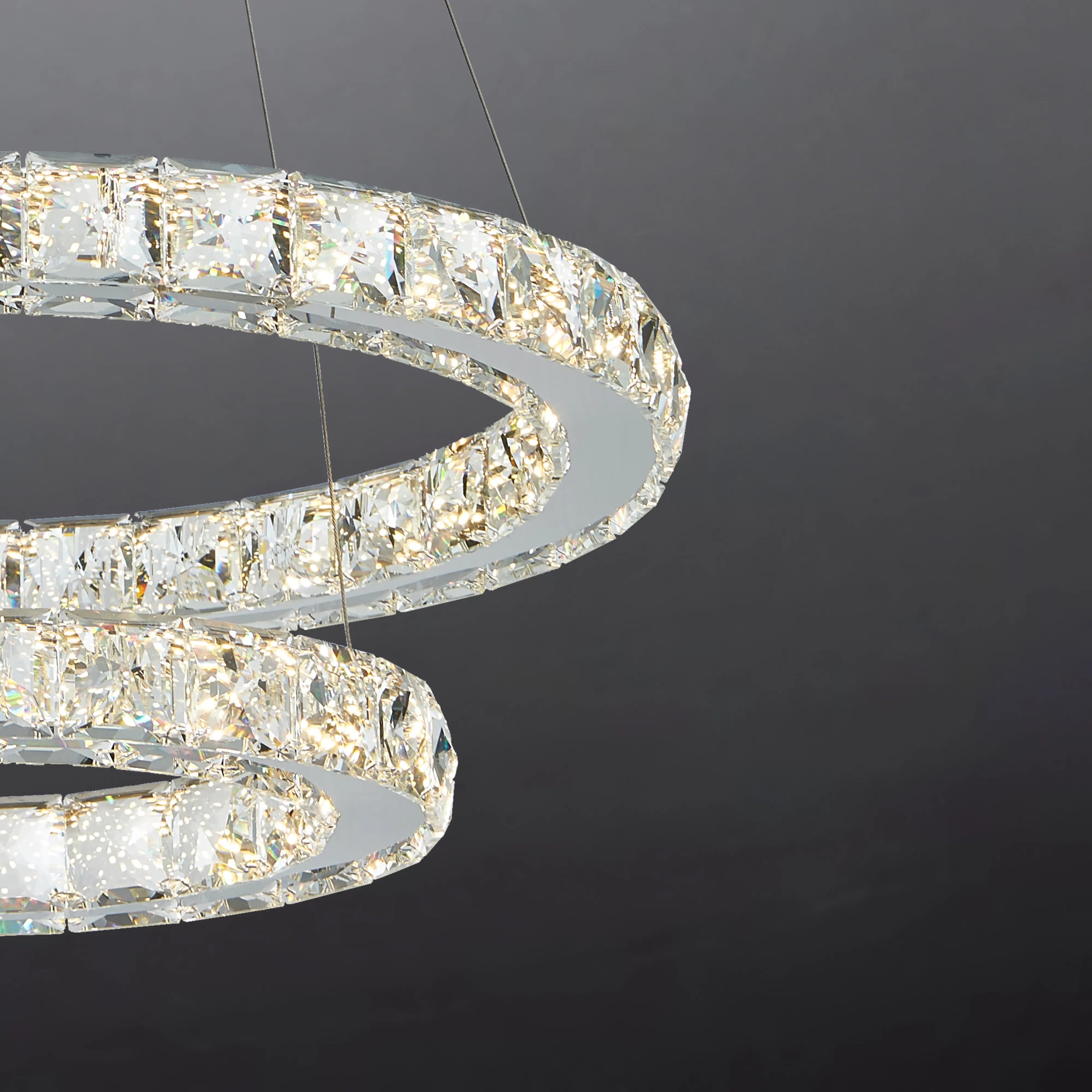 AURA 2 TIER CHANDELIER