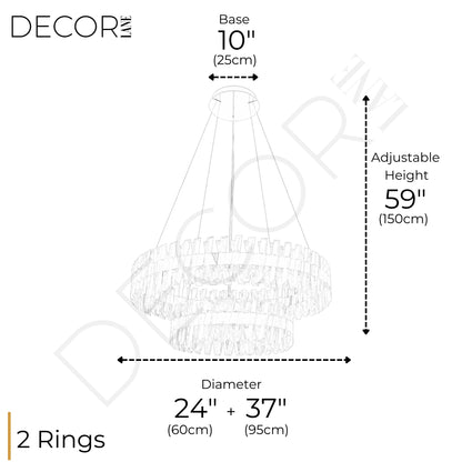 DESTINÉE 2 TIER CHANDELIER