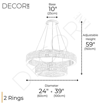 BULGARI 2 TIER CHANDELIER