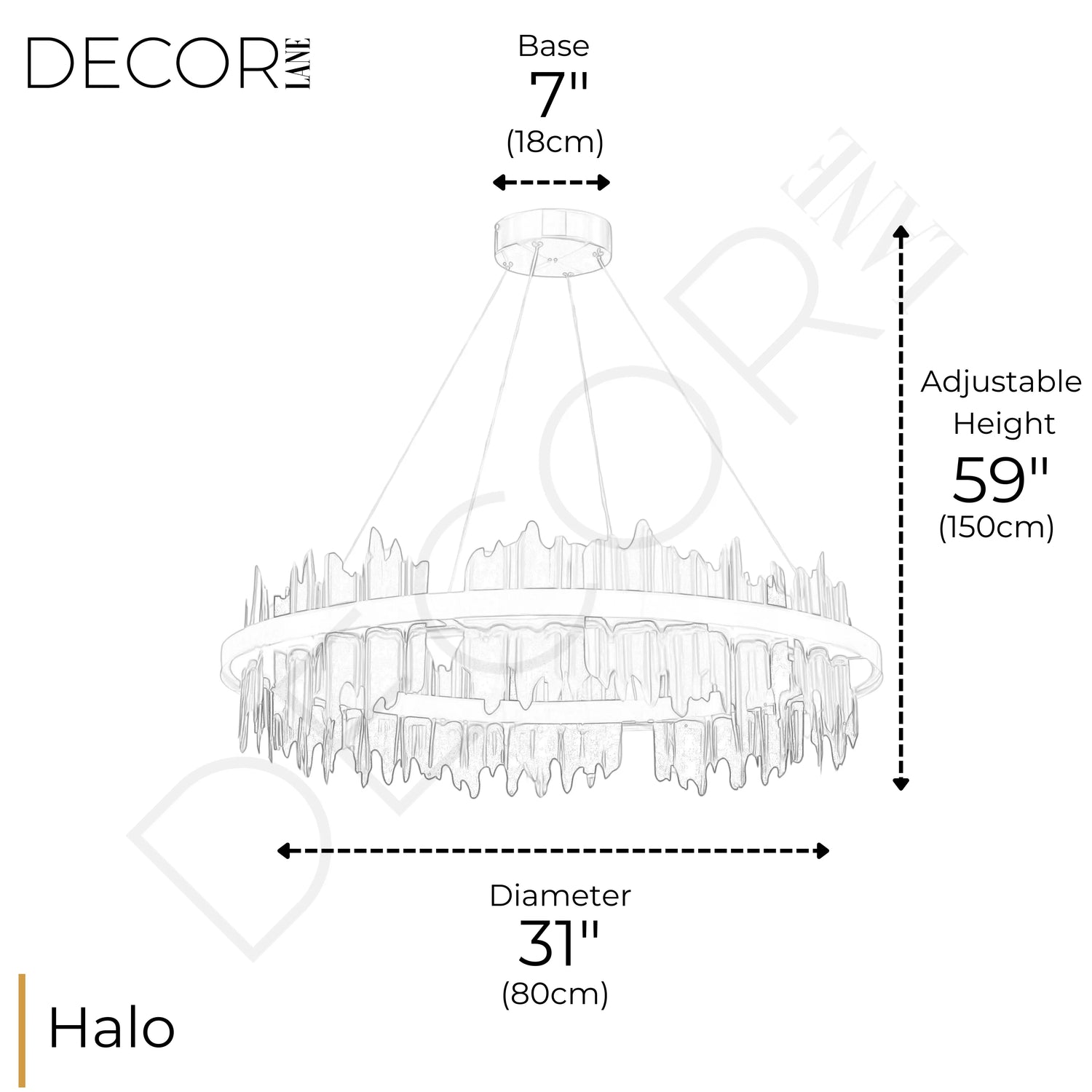 INTERSTELLAR HALO CHANDELIER