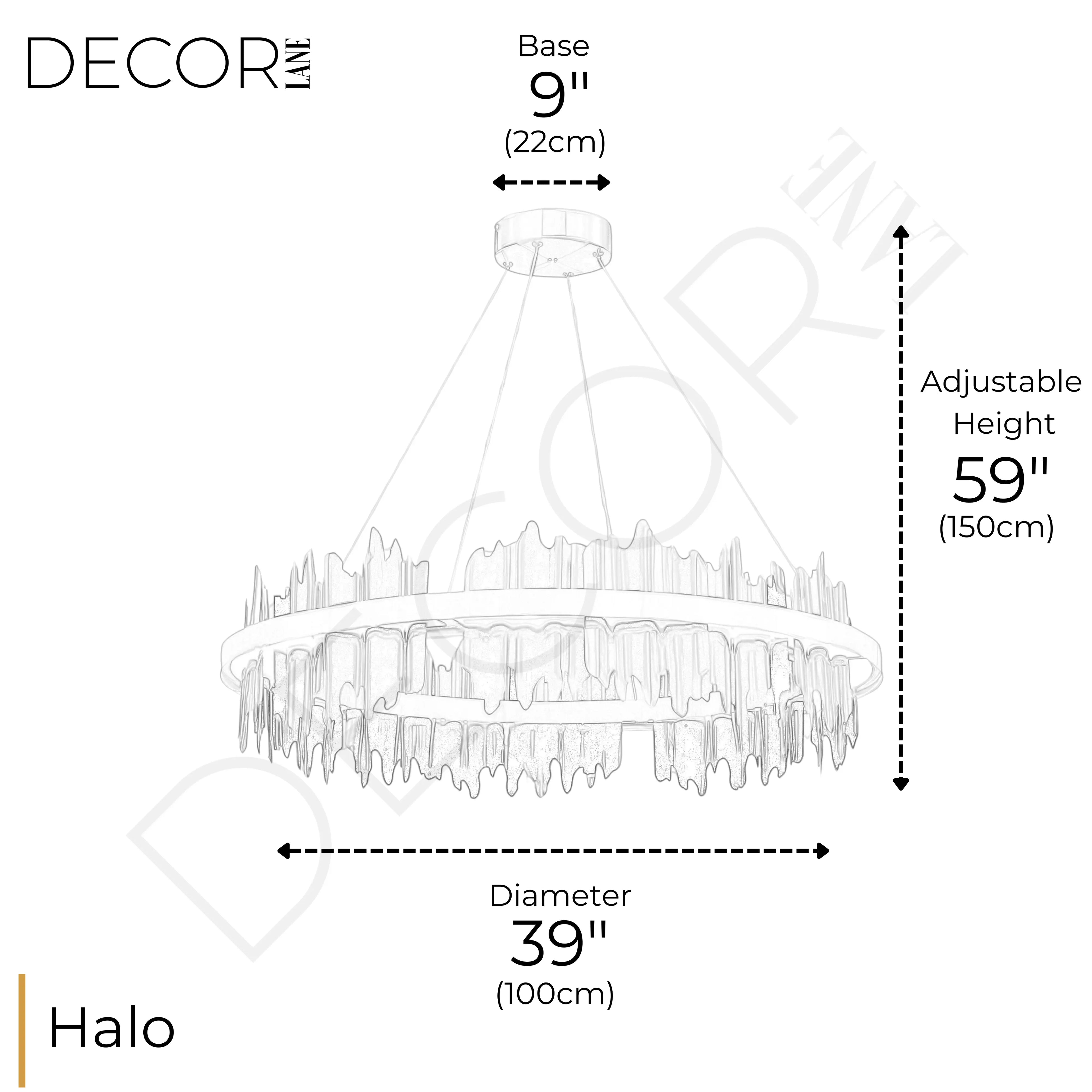 INTERSTELLAR HALO CHANDELIER