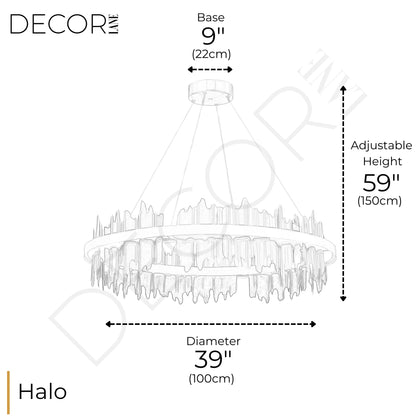 INTERSTELLAR HALO CHANDELIER