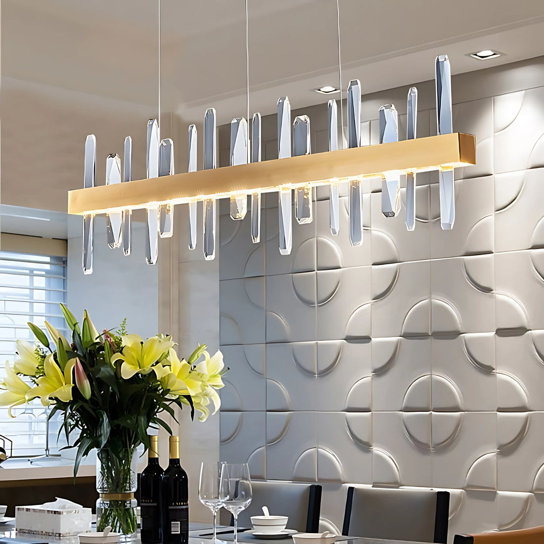 GLACIER LINEAR CHANDELIER