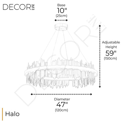 INTERSTELLAR HALO CHANDELIER