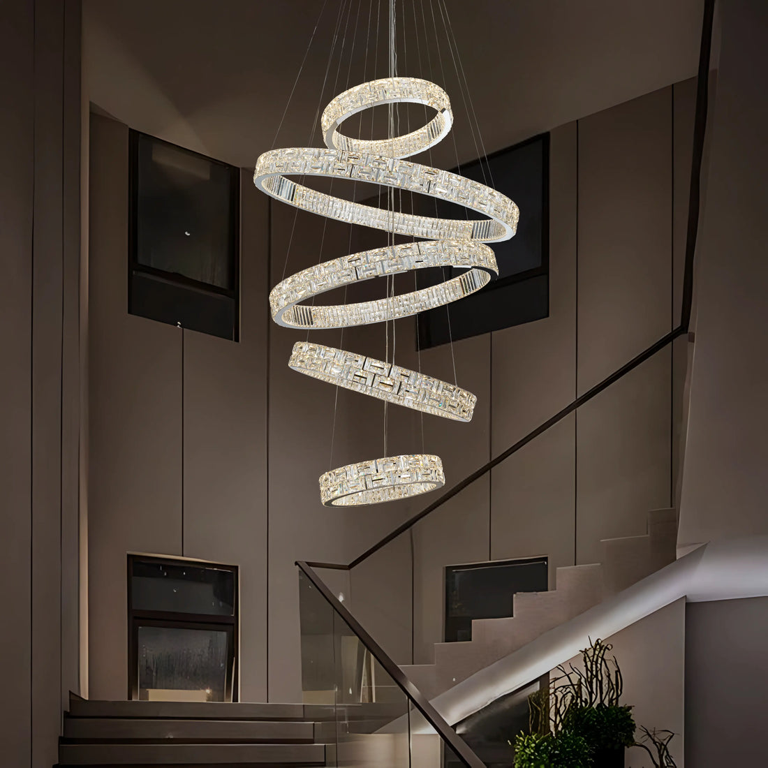 BULGARI 5 TIER CHANDELIER