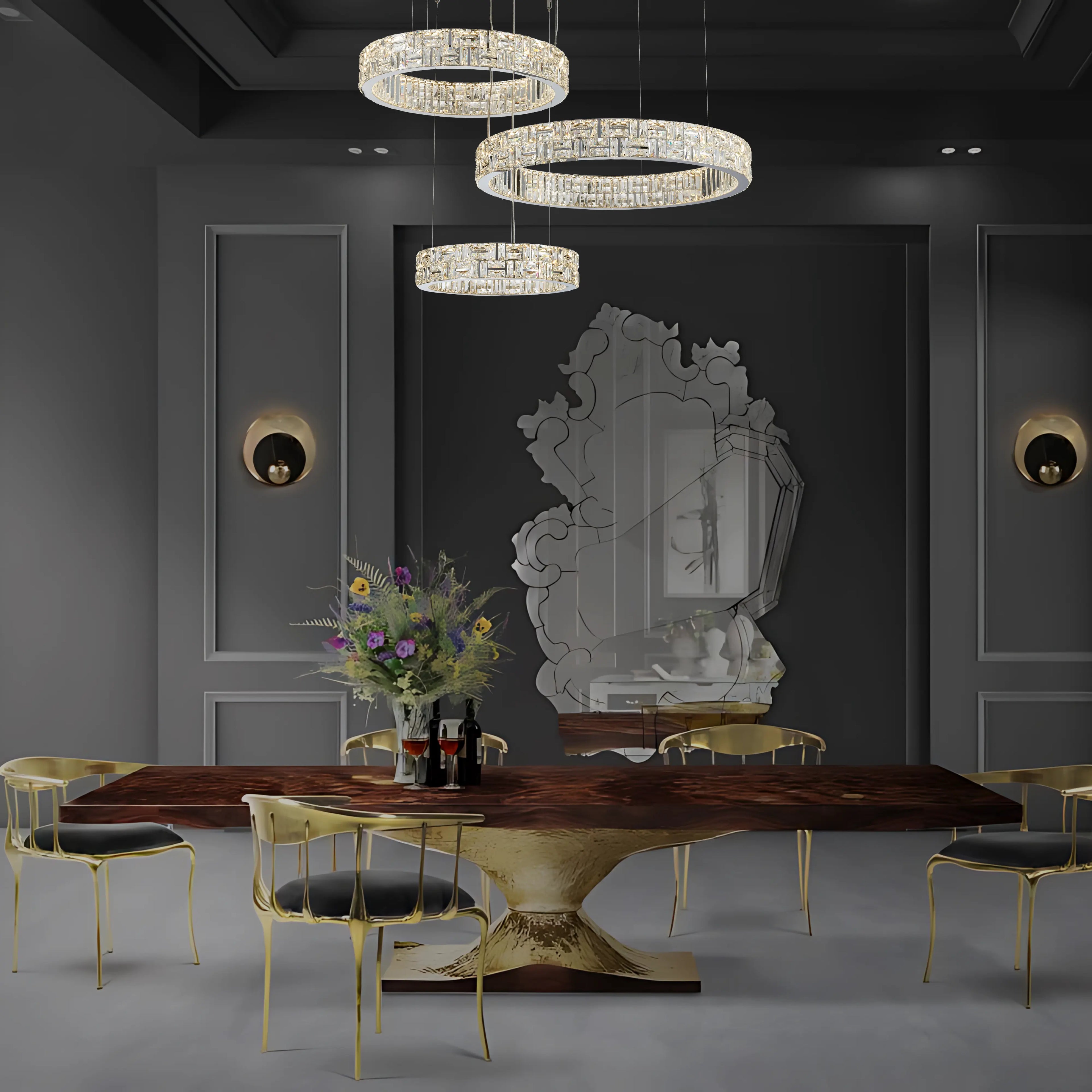 BULGARI 3 TIER CHANDELIER