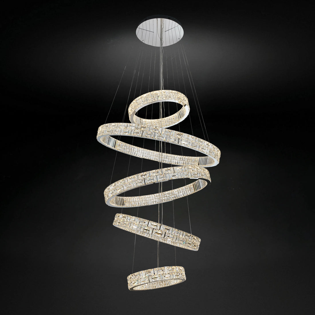 BULGARI 5 TIER CHANDELIER