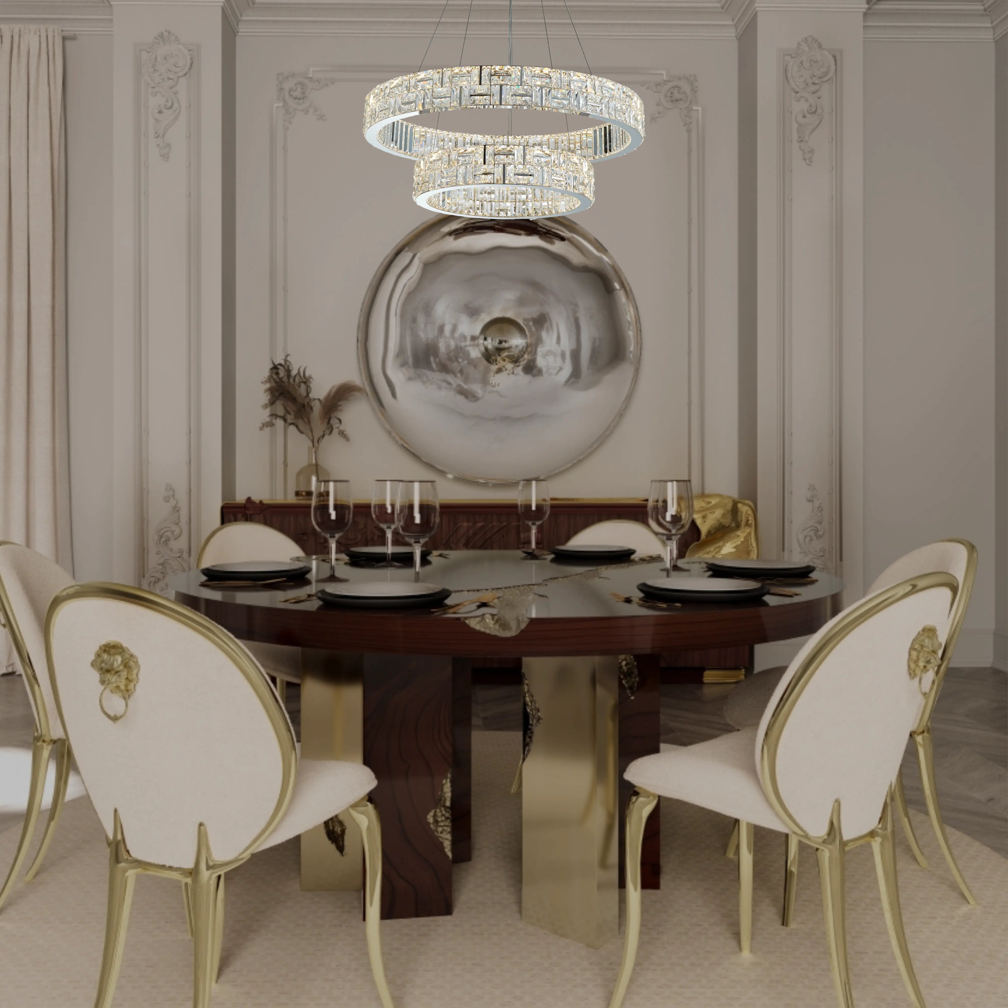 BULGARI 2 TIER CHANDELIER