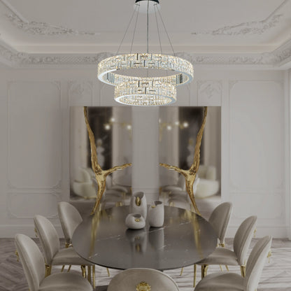 BULGARI 2 TIER CHANDELIER