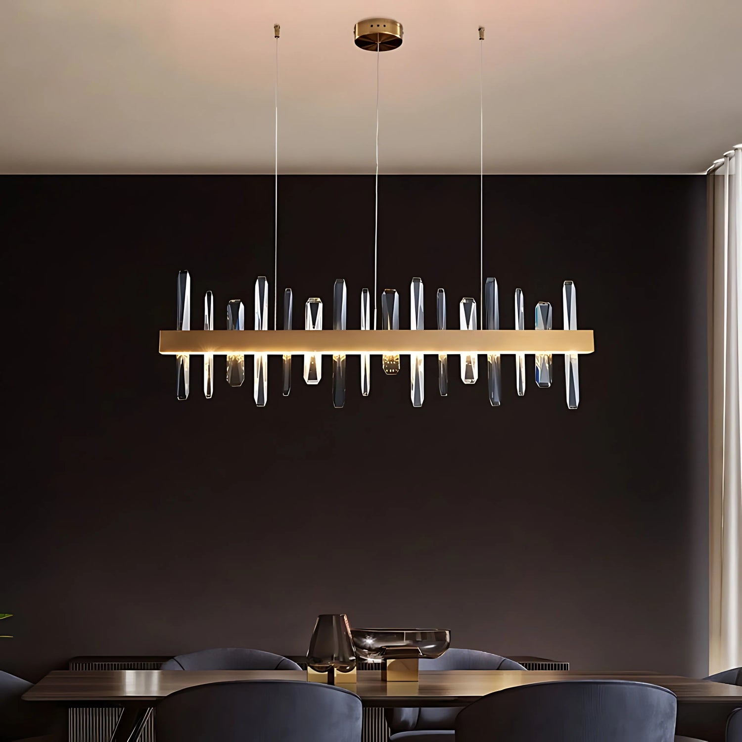 GLACIER LINEAR CHANDELIER