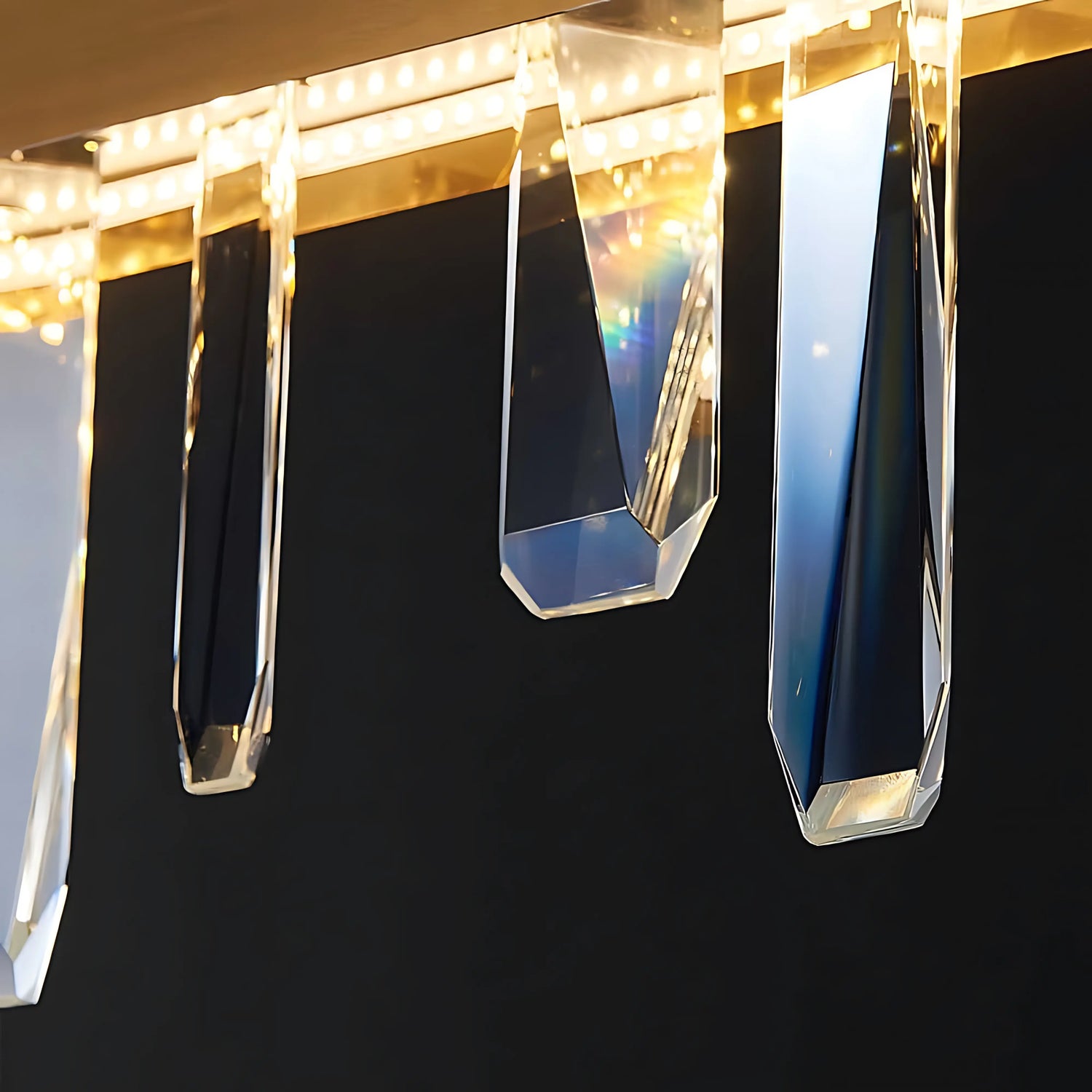 GLACIER OVAL CHANDELIER