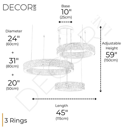 BULGARI 3 TIER CHANDELIER