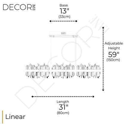 INTERSTELLAR LINEAR CHANDELIER