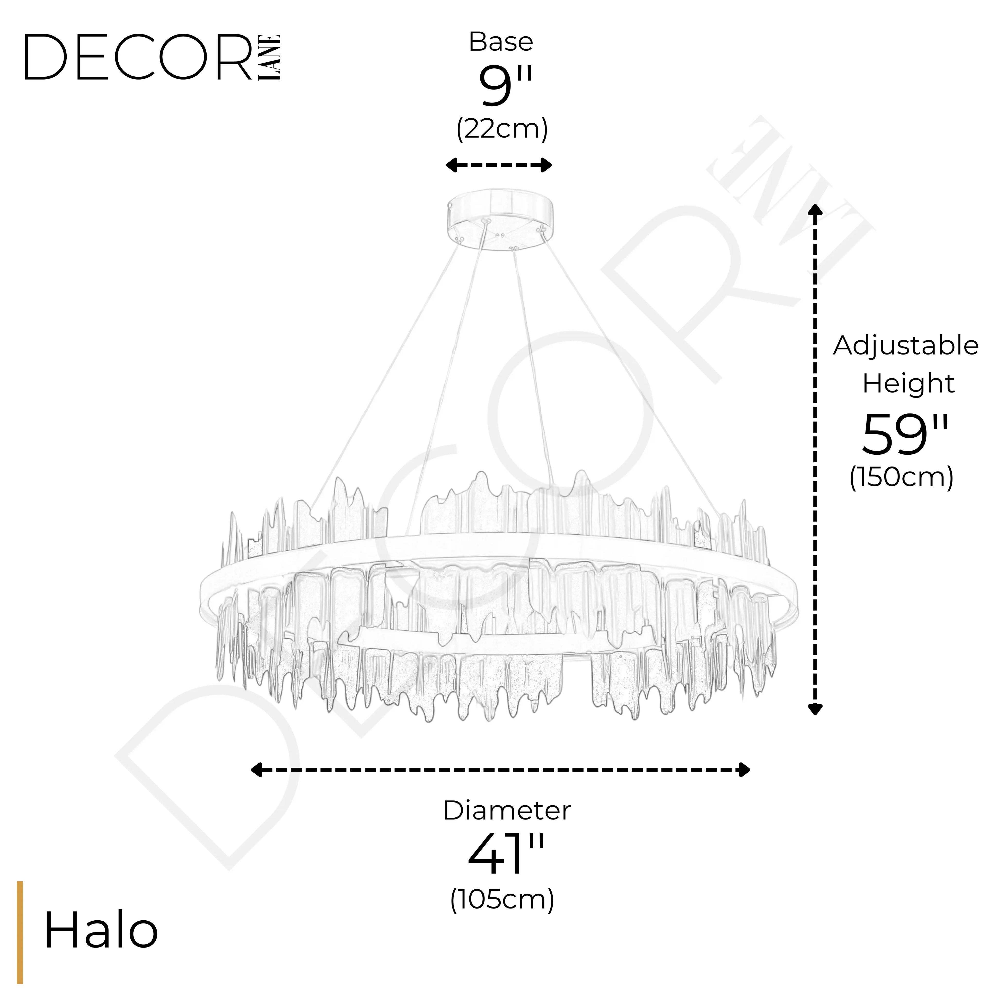 INTERSTELLAR HALO CHANDELIER