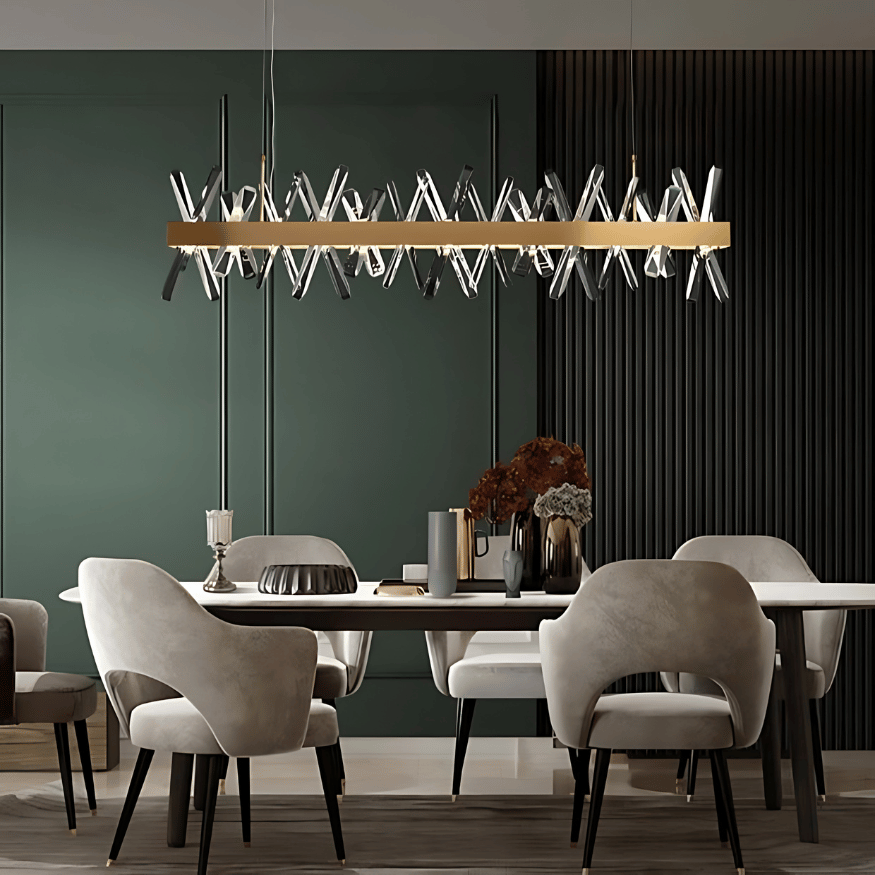 CONTEMPORARY CRYSTAL CHANDELIER