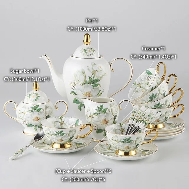 FLOREZIYA TEACUP COLLECTION SET