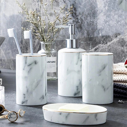 MARBLE BATHROOM SET