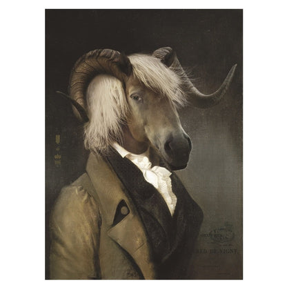 THE RETRO GOAT CANVAS PRINT