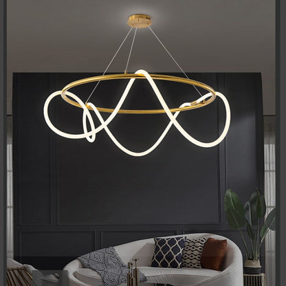 AMORPHOUS TUBE CHANDELIER