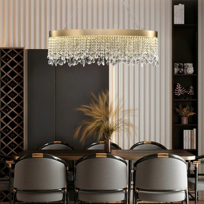 ELEGANT CRYSTAL CHANDELIER