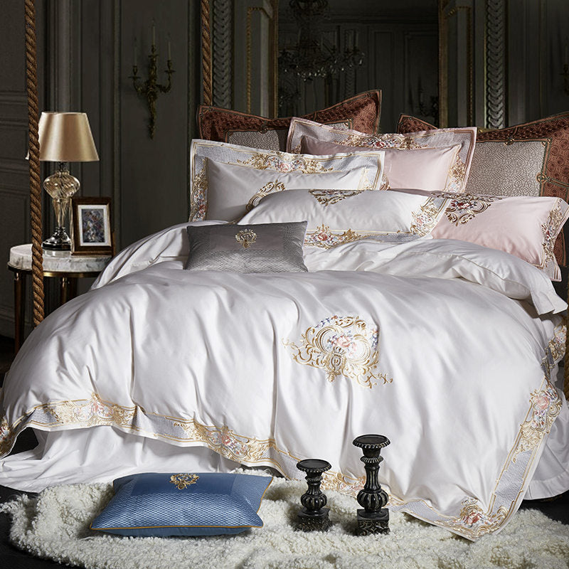 INFINIA ROYALE DUVET COVER &amp; SHAMS EGYPTIAN COTTON 1000TC