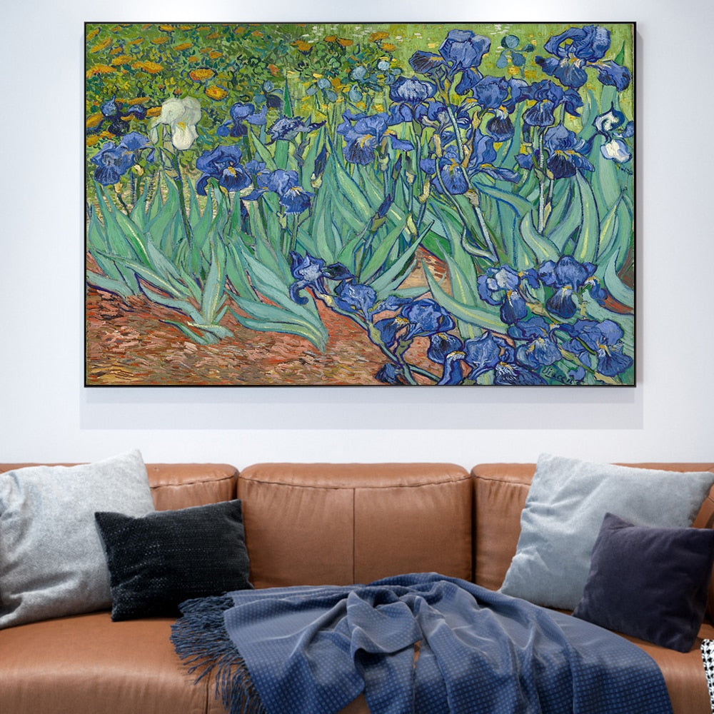 IRISES By Vincent Van Gogh