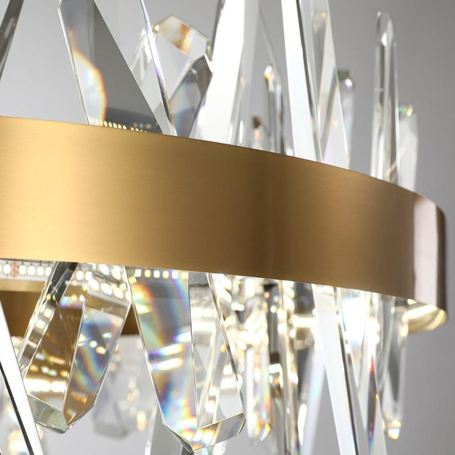 CONTEMPORARY CRYSTAL CHANDELIER