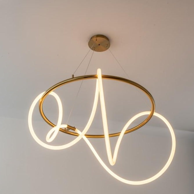 AMORPHOUS TUBE CHANDELIER