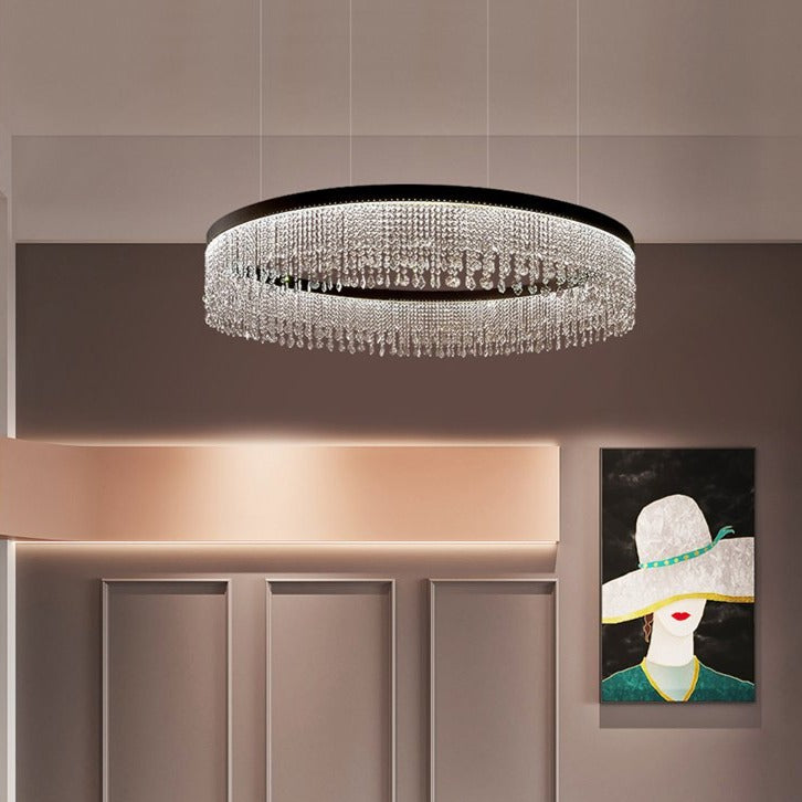 ELEGANT CRYSTAL CHANDELIER