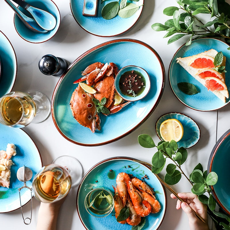 MYSTERIOUS BLUE DINING COLLECTION