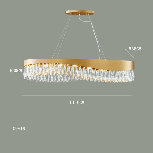 LUXURY WAVE CHANDELIER