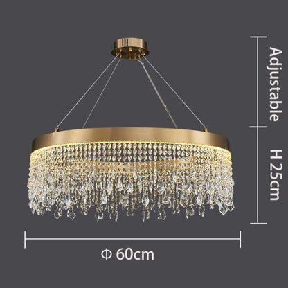 ELEGANT CRYSTAL CHANDELIER